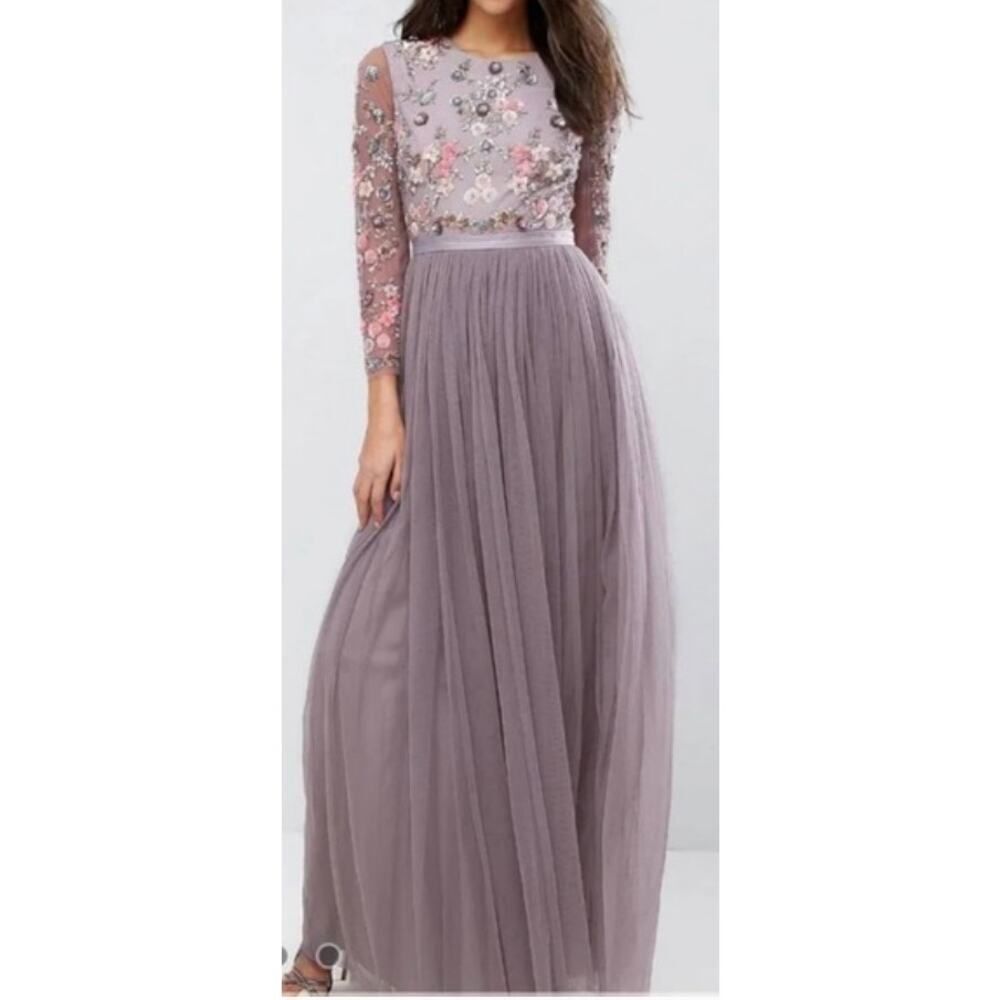 Needle & Thread Ditsy Scatter Tulle Gown Women’s Sz. 0